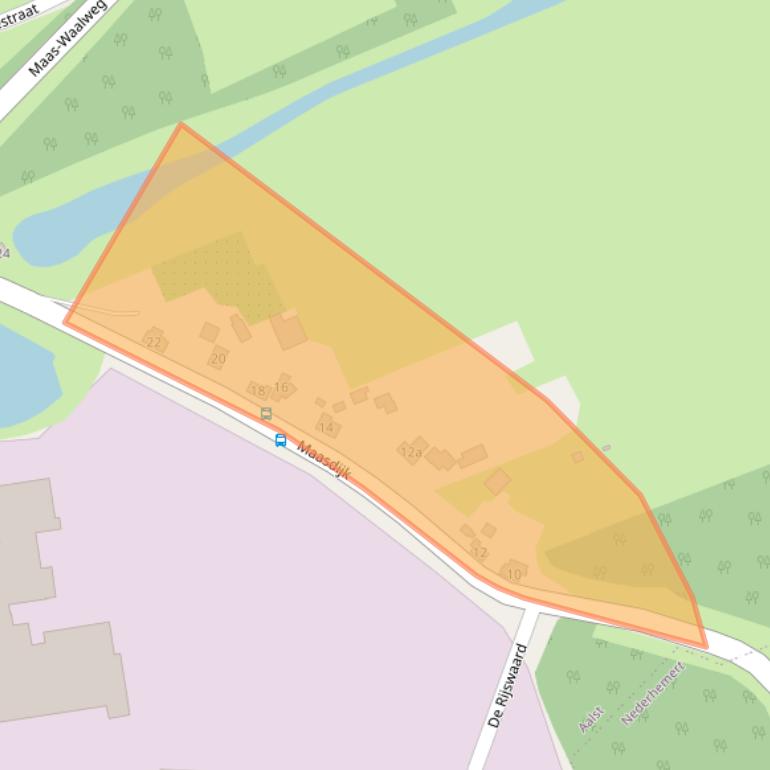 Kaart van postcodegebied 5308LW.