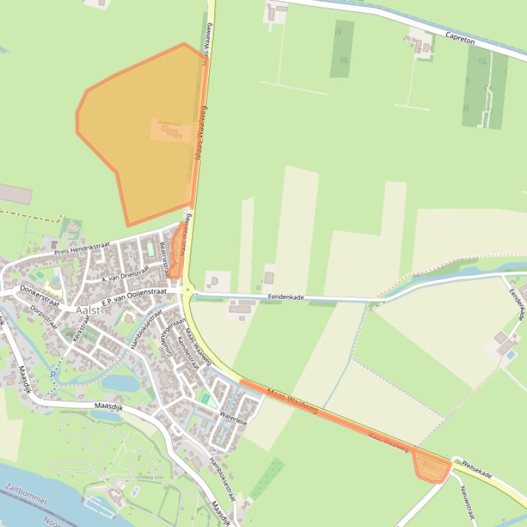 Kaart van postcodegebied 5308NS.