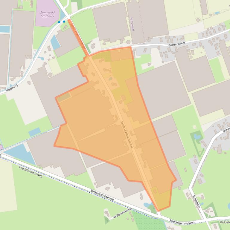 Kaart van postcodegebied 5311BA.