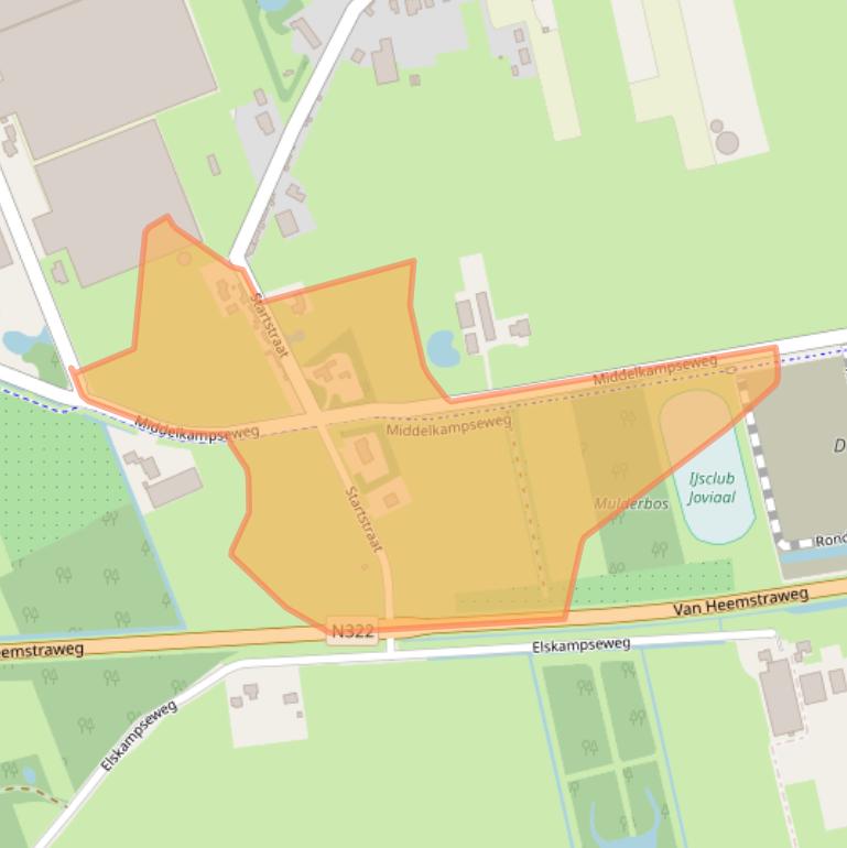 Kaart van postcodegebied 5311BD.