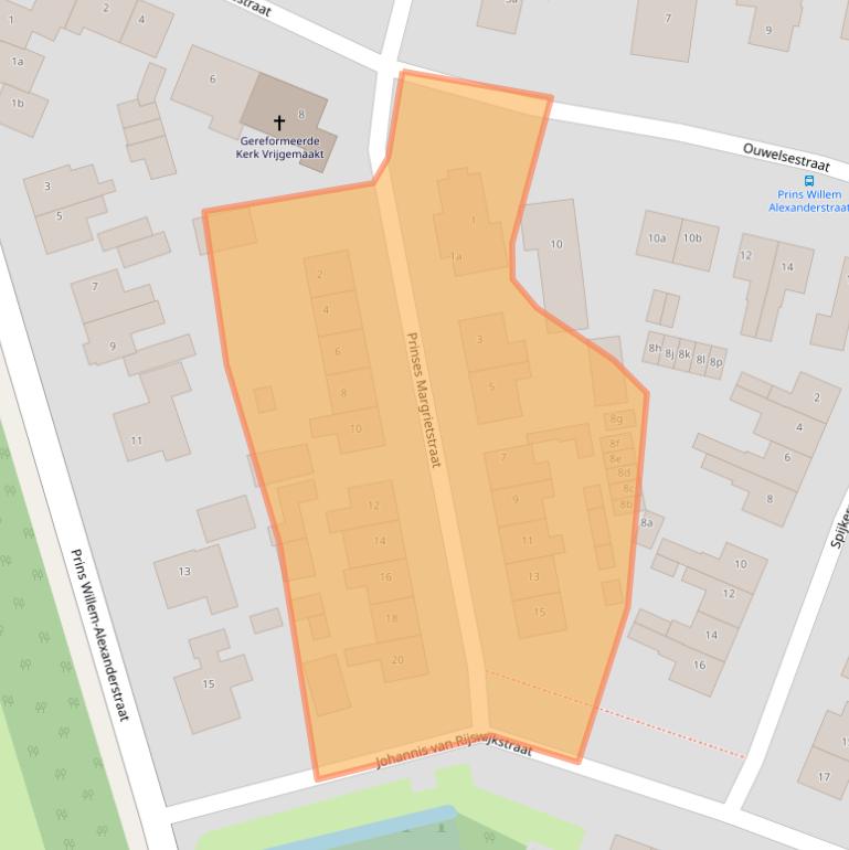 Kaart van postcodegebied 5311CC.