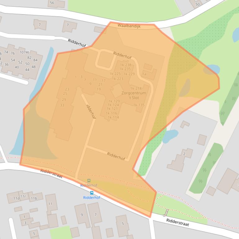 Kaart van postcodegebied 5311CM.