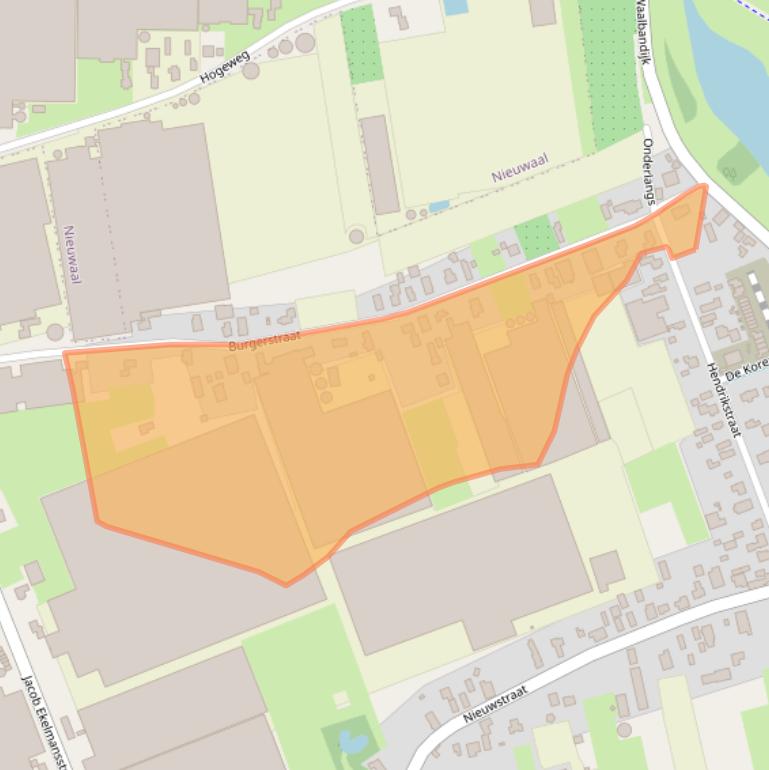 Kaart van postcodegebied 5311CW.