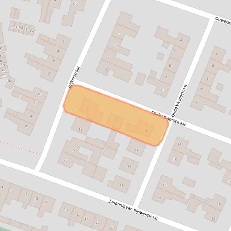 Kaart van postcodegebied 5311ED.