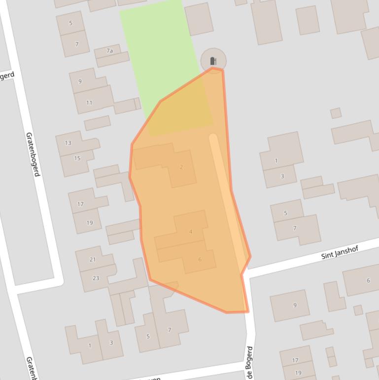 Kaart van postcodegebied 5311GL.
