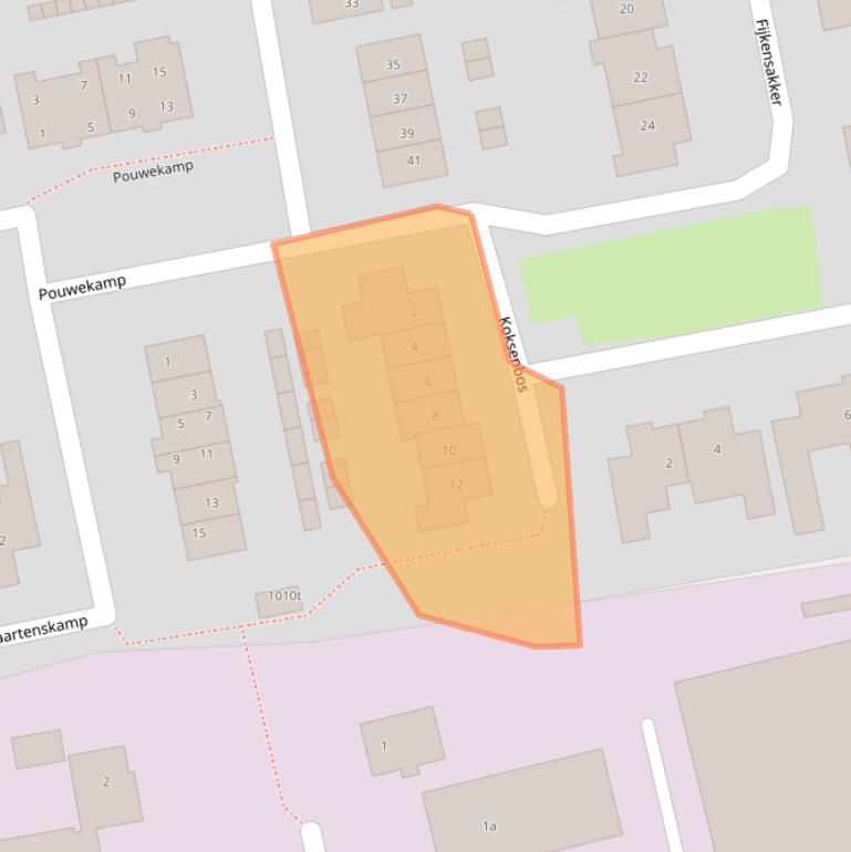 Kaart van postcodegebied 5311GN.