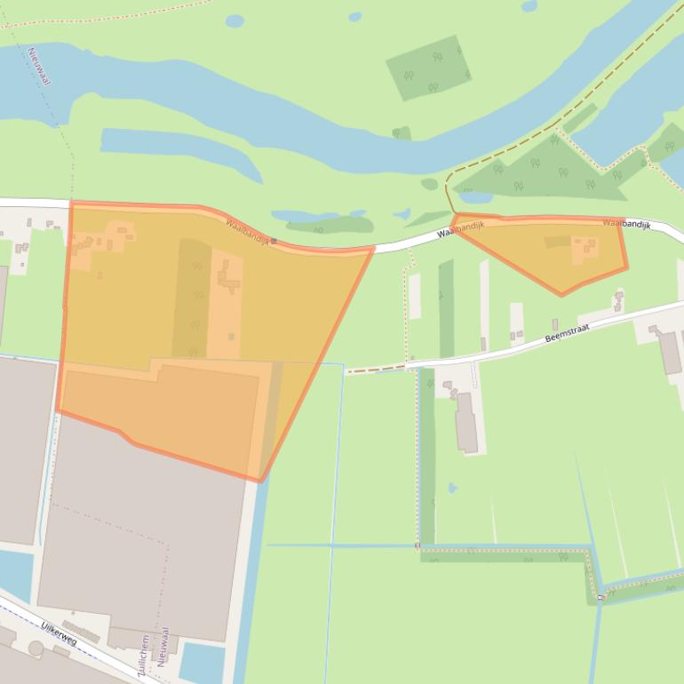 Kaart van postcodegebied 5313AK.