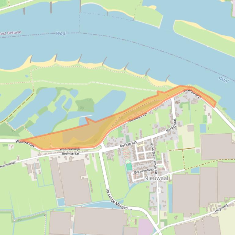 Kaart van postcodegebied 5313AL.