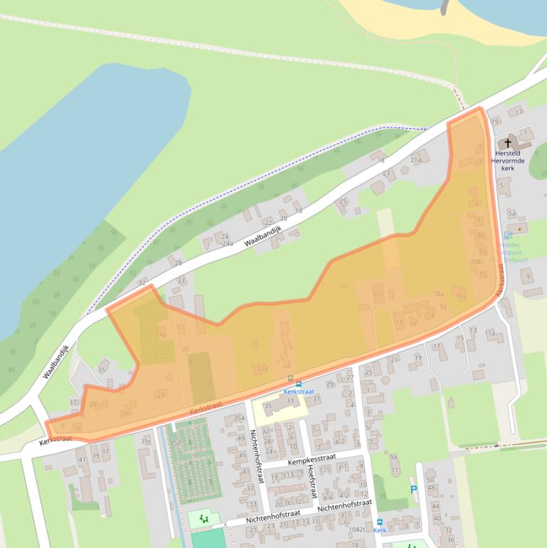 Kaart van postcodegebied 5313AR.