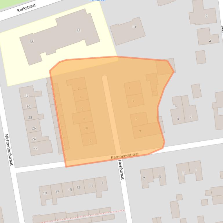 Kaart van postcodegebied 5313AX.