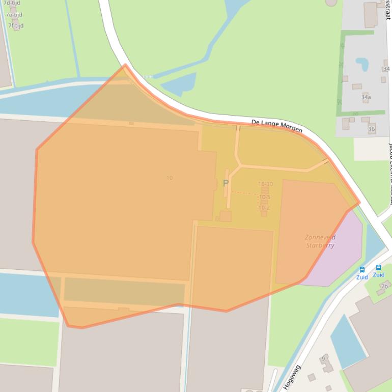 Kaart van postcodegebied 5313BB.