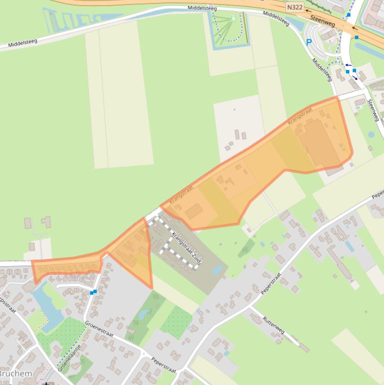 Kaart van postcodegebied 5314AA.