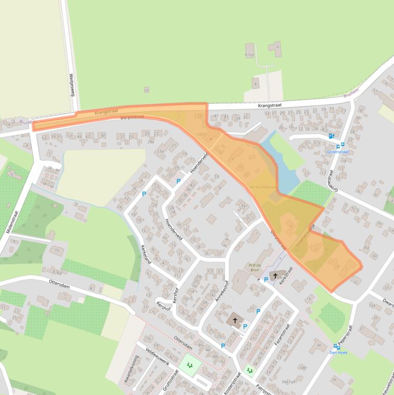 Kaart van postcodegebied 5314AE.