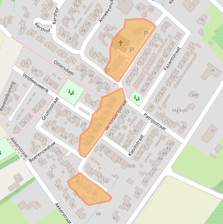 Kaart van postcodegebied 5314AX.