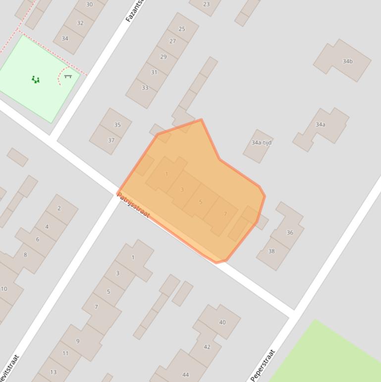 Kaart van postcodegebied 5314BC.