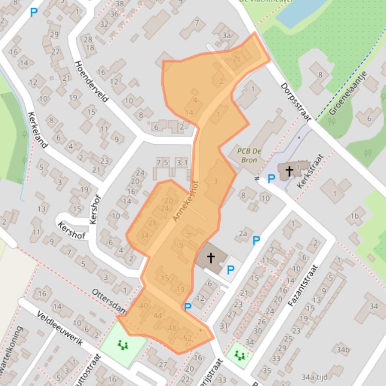 Kaart van postcodegebied 5314BH.