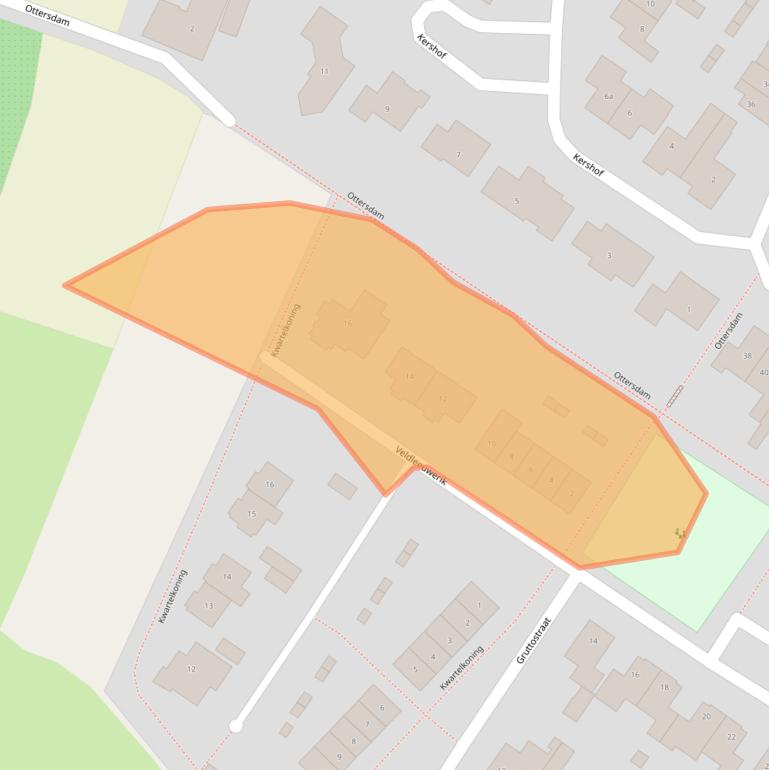 Kaart van postcodegebied 5314DA.
