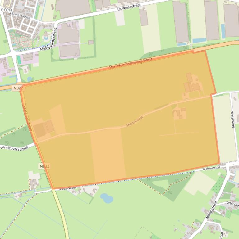 Kaart van postcodegebied 5314NA.