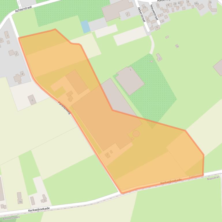Kaart van postcodegebied 5315AS.