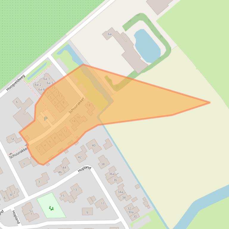 Kaart van postcodegebied 5315BZ.