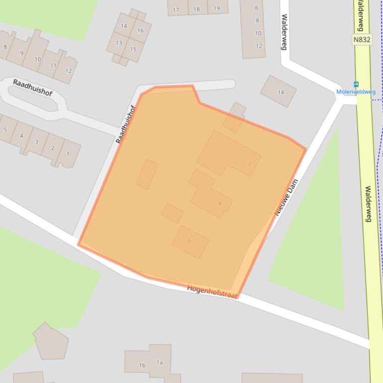 Kaart van postcodegebied 5315NH.