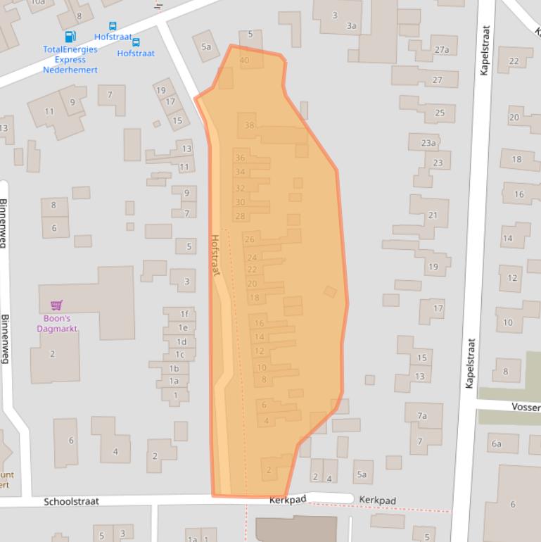 Kaart van postcodegebied 5317JN.