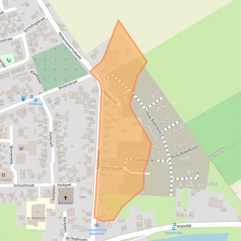 Kaart van postcodegebied 5317JR.