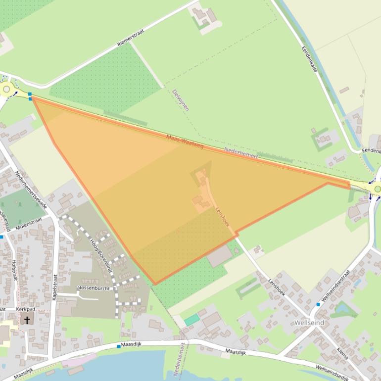 Kaart van postcodegebied 5317KM.