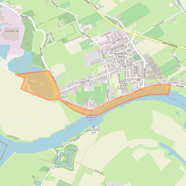 Kaart van postcodegebied 5317KP.