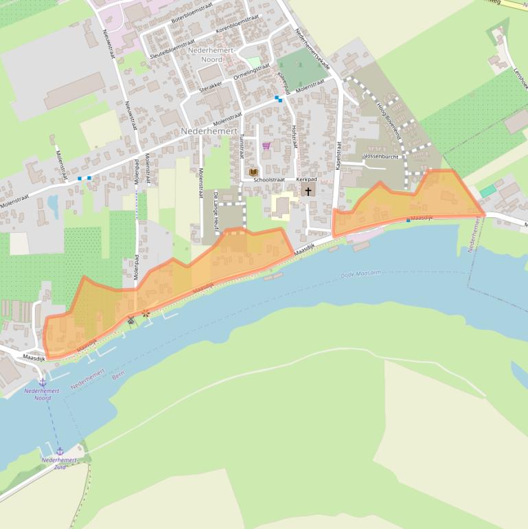 Kaart van postcodegebied 5317KR.