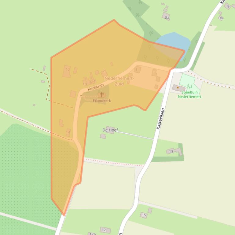 Kaart van postcodegebied 5317KZ.