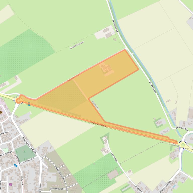 Kaart van postcodegebied 5317NJ.