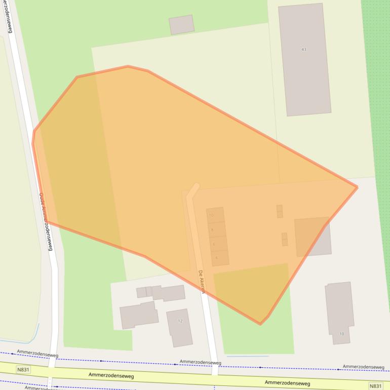 Kaart van postcodegebied 5321EZ.