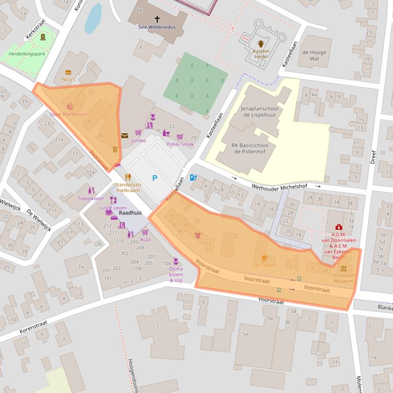 Kaart van postcodegebied 5321GH.