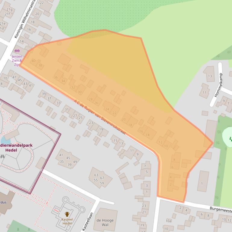 Kaart van postcodegebied 5321GK.