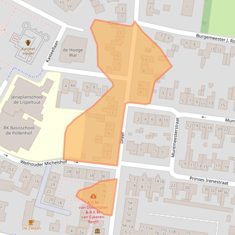 Kaart van postcodegebied 5321GM.