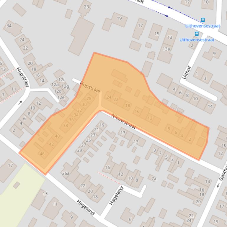 Kaart van postcodegebied 5321HB.