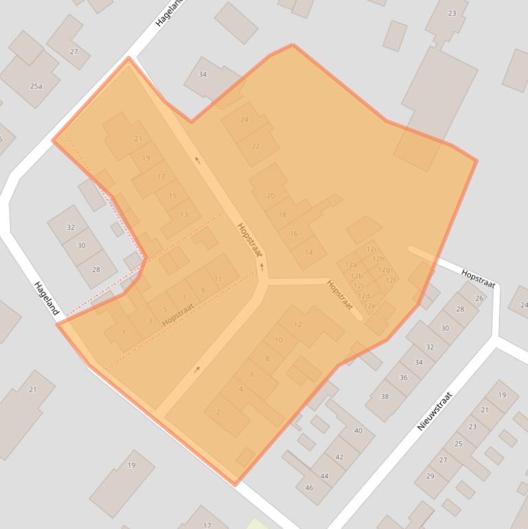 Kaart van postcodegebied 5321HC.