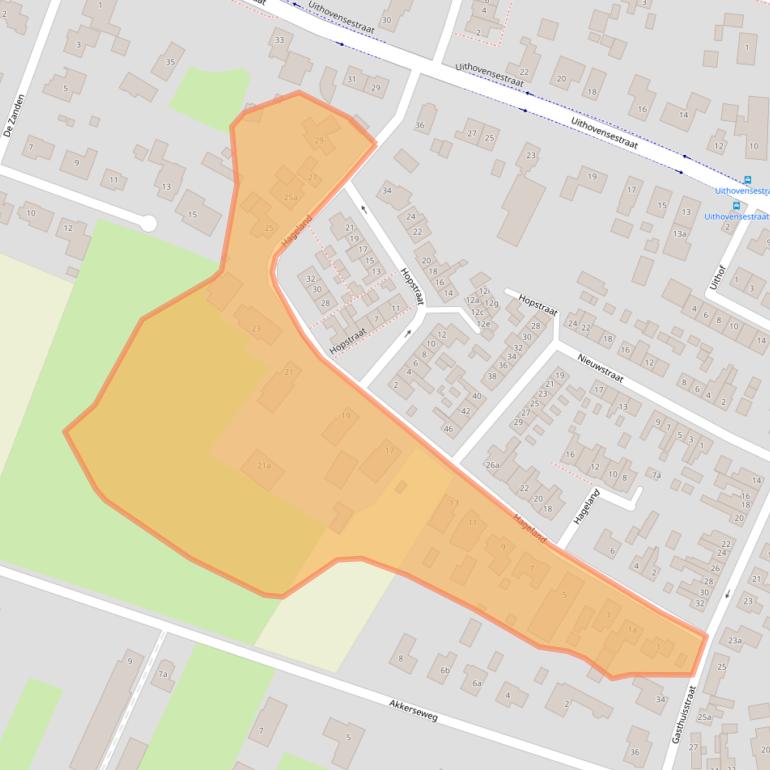 Kaart van postcodegebied 5321HD.