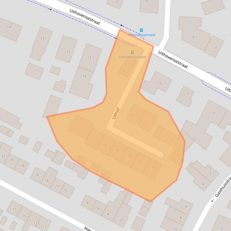 Kaart van postcodegebied 5321HK.