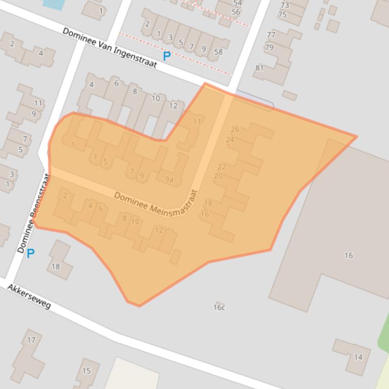 Kaart van postcodegebied 5321HR.