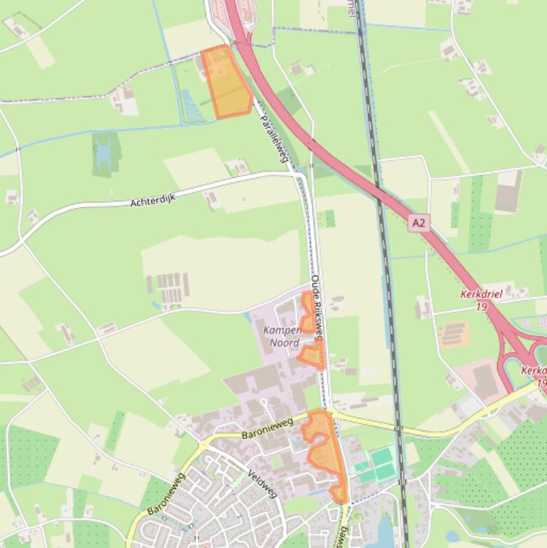 Kaart van postcodegebied 5321JA.