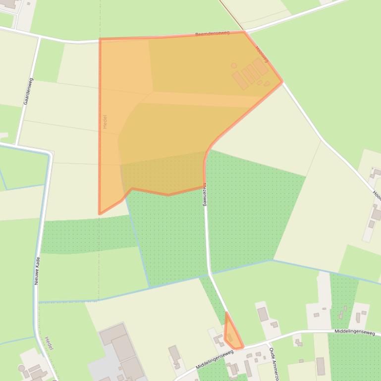 Kaart van postcodegebied 5321JR.