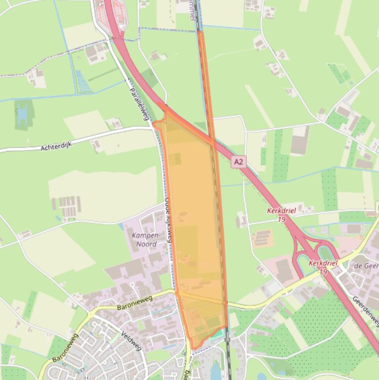 Kaart van postcodegebied 5321NA.