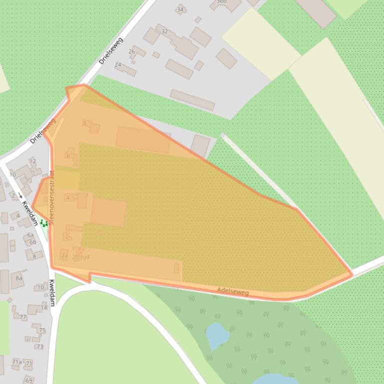 Kaart van postcodegebied 5321NE.