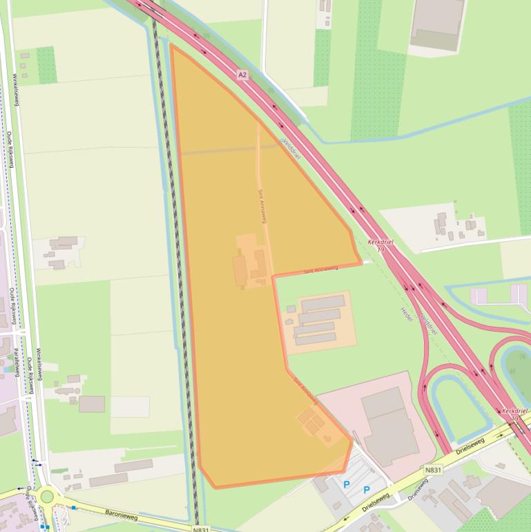 Kaart van postcodegebied 5321NM.