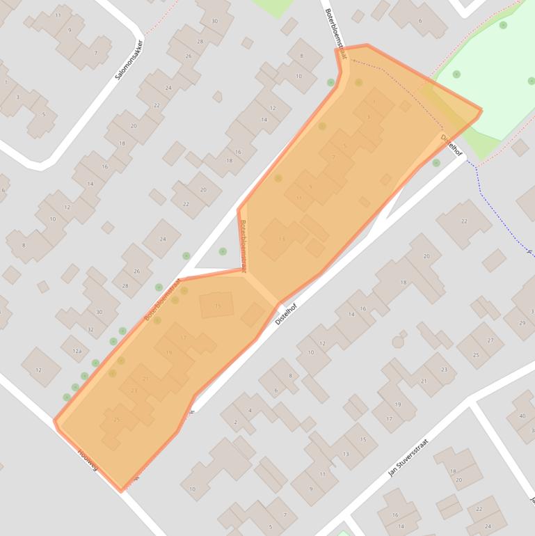 Kaart van postcodegebied 5321RP.