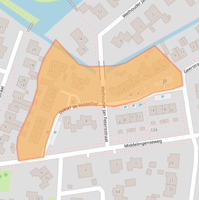 Kaart van postcodegebied 5321RV.