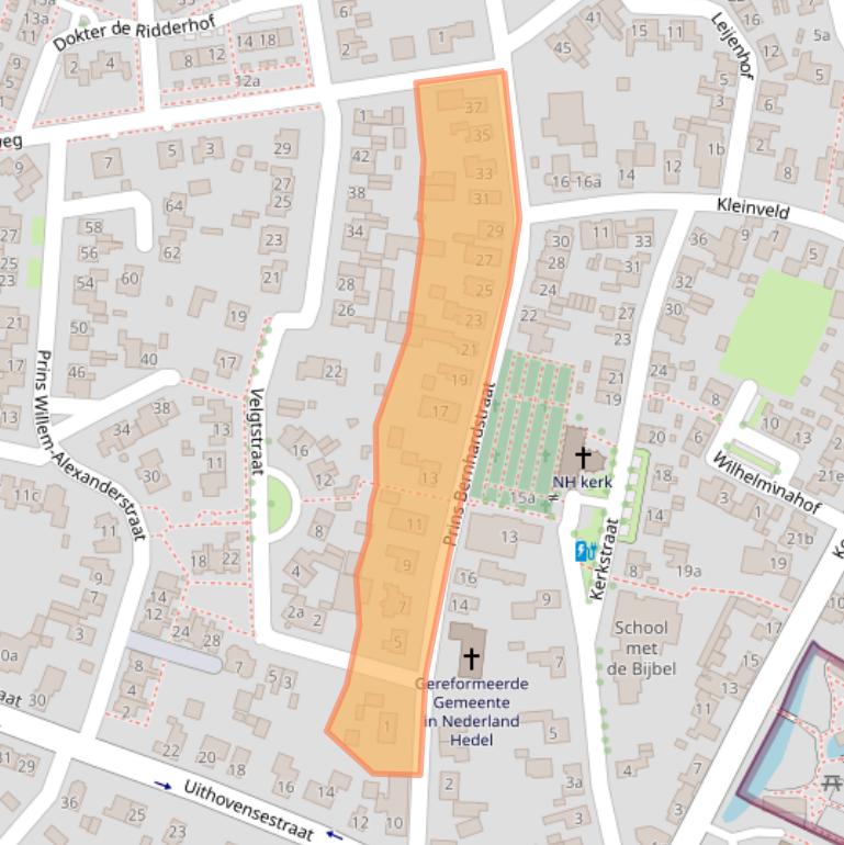 Kaart van postcodegebied 5321SG.