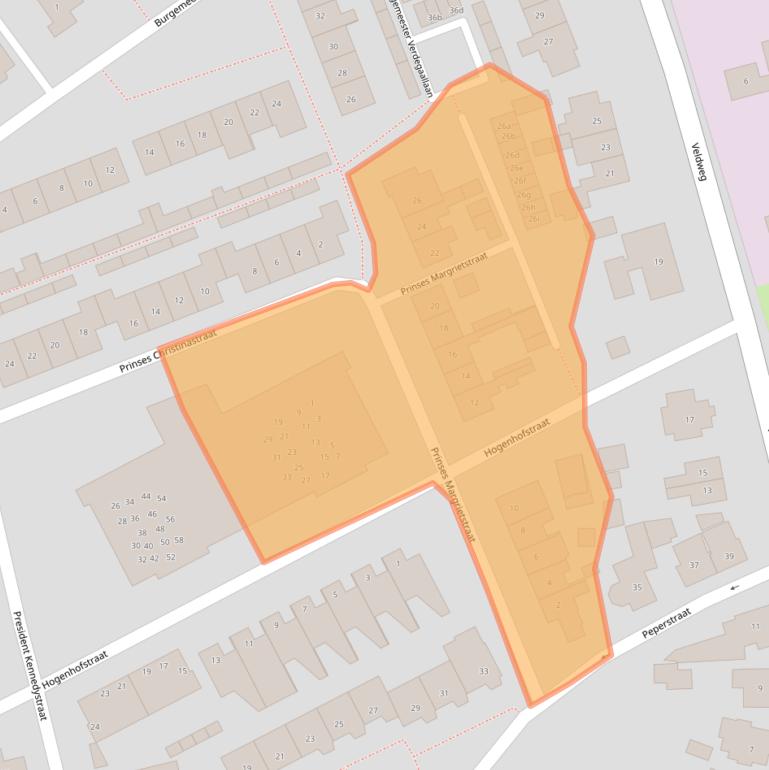 Kaart van postcodegebied 5321SL.
